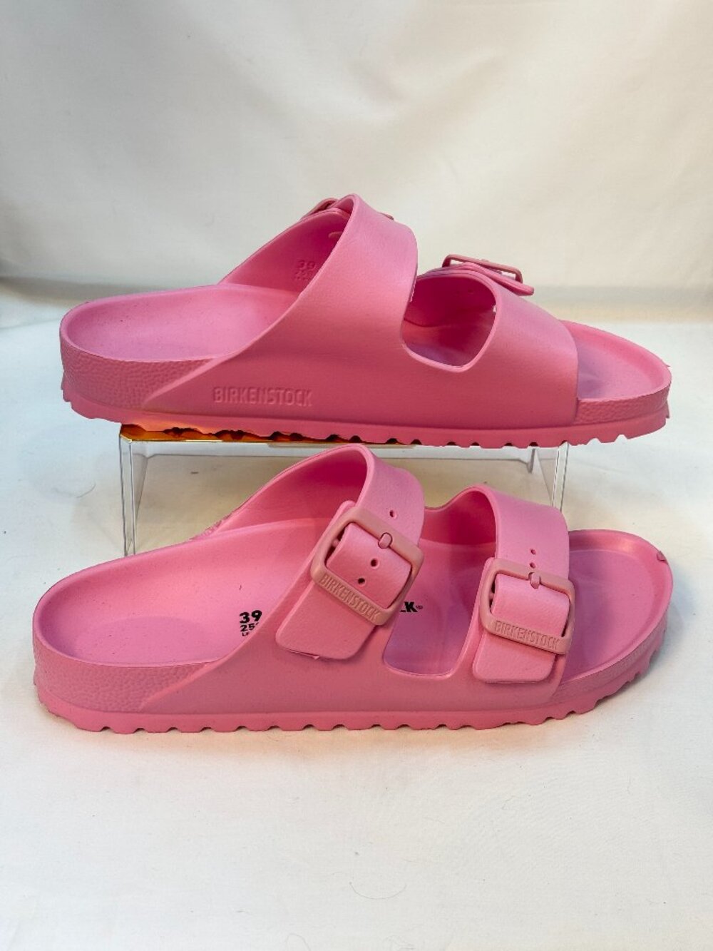 Birkenstock Arizona EVA Sandals Candy Pink Size 39 Narrow NWOT